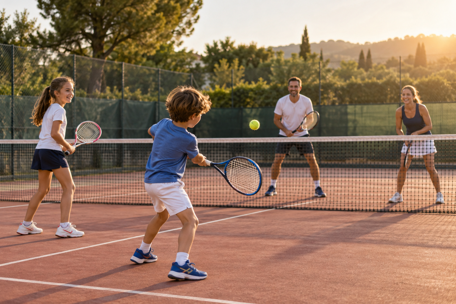 Jouer au tennis en famille : transmettre le plaisir du sport sans imposer la pression du résultat