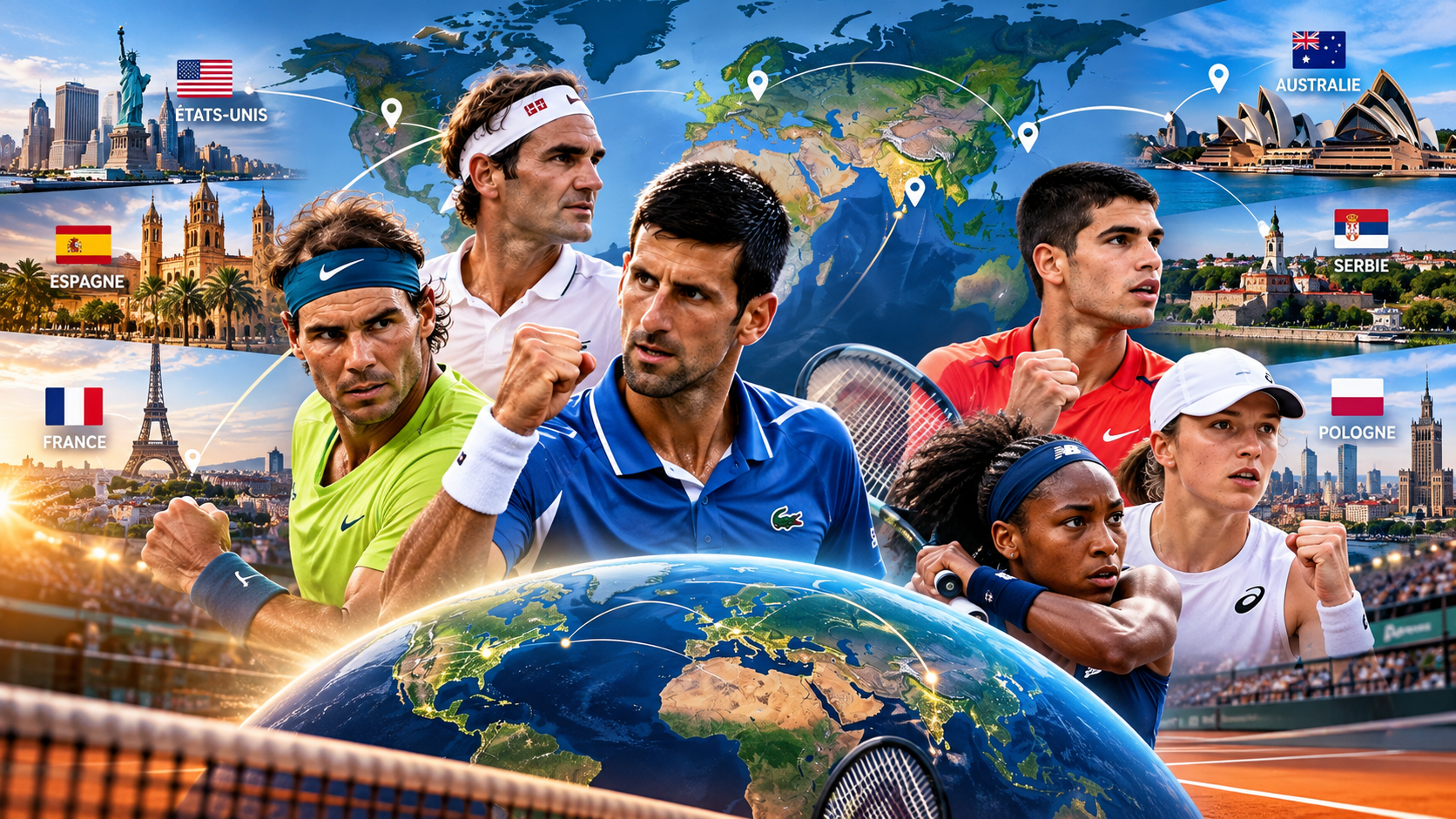 La géographie des champions : comprendre pourquoi certaines régions du monde dominent le tennis international